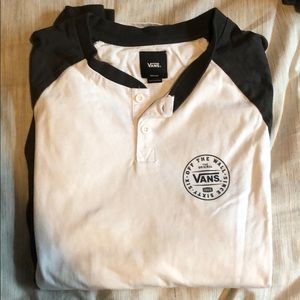 Vans Henley Baseball Long Sleeve Shirt
